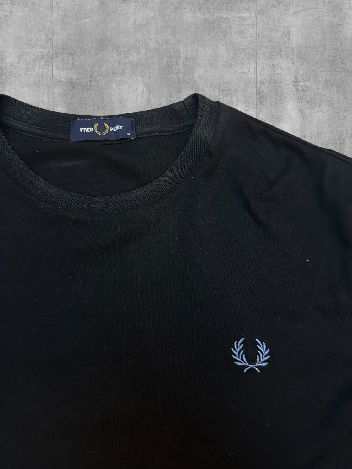 Fred Perry special T-Shirt Schwarz Türkis M