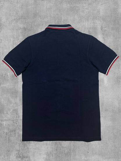 Fred Perry Polo Shirt Schwarz Rot Weiß S