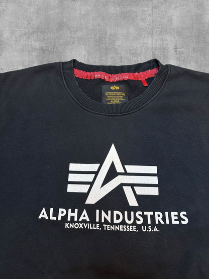 Alpha Industries Sweatshirt Schwarz XL