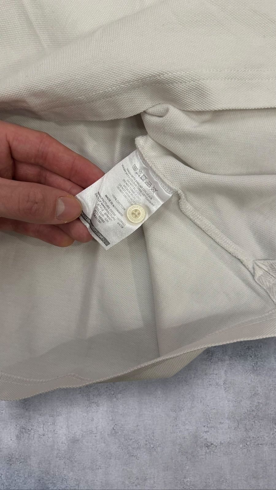 Lyle & Scott Polo Shirt Weiß L