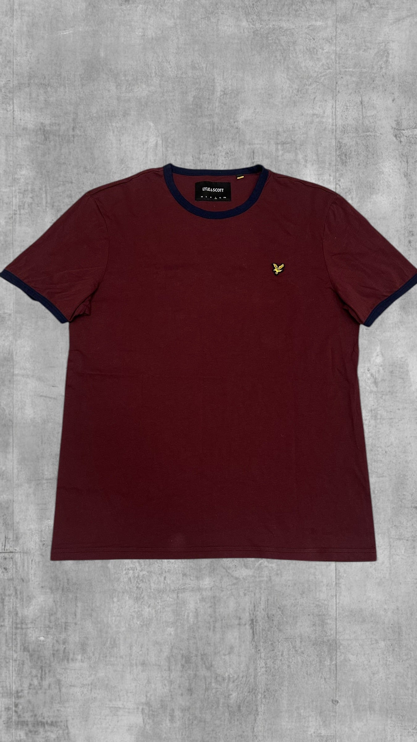 Lyle & Scott T-shirt Weinrot L