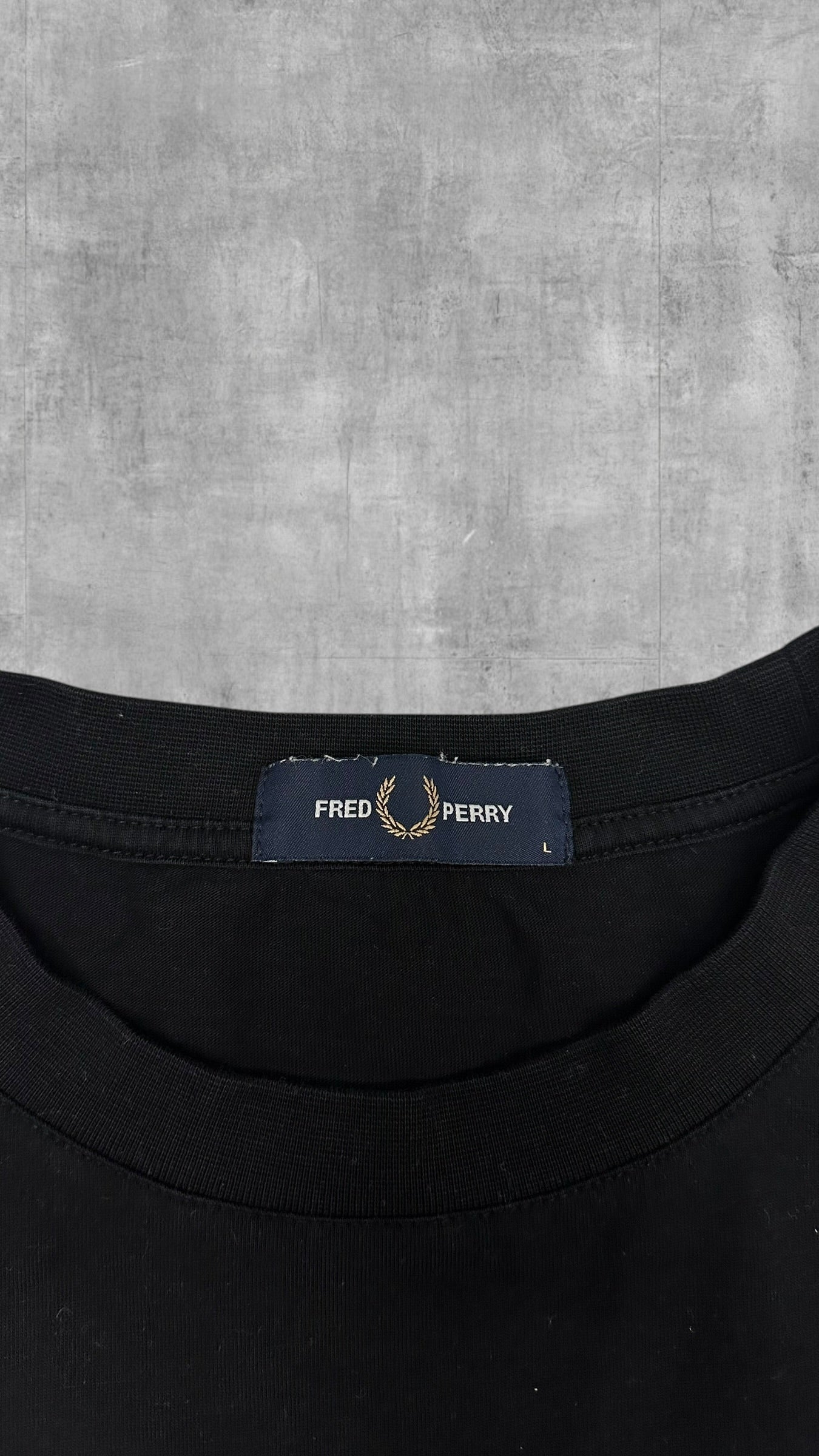 Fred Perry T-Shirt Schwarz L