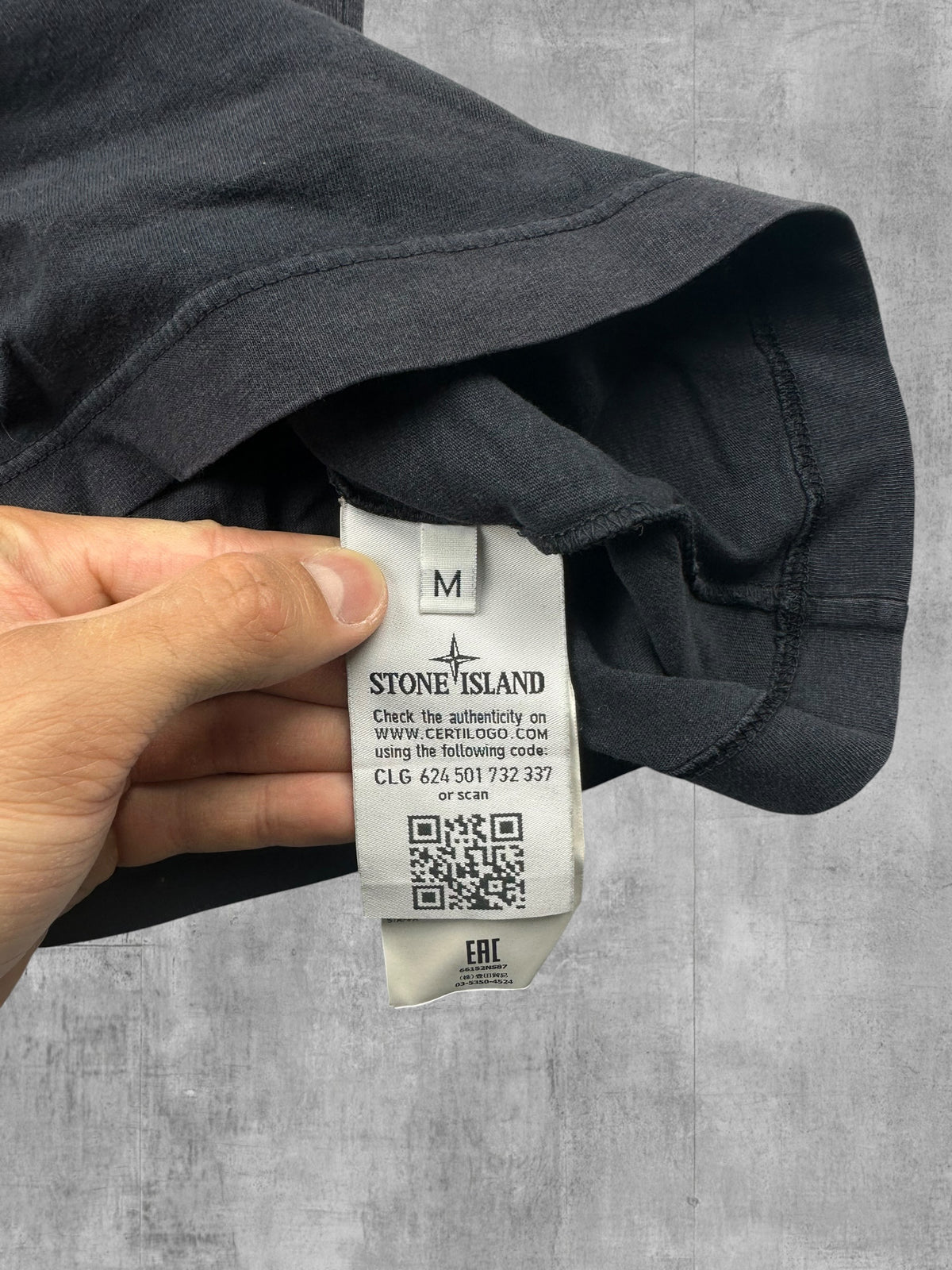 Stone Island T-Shirt Schwarz M