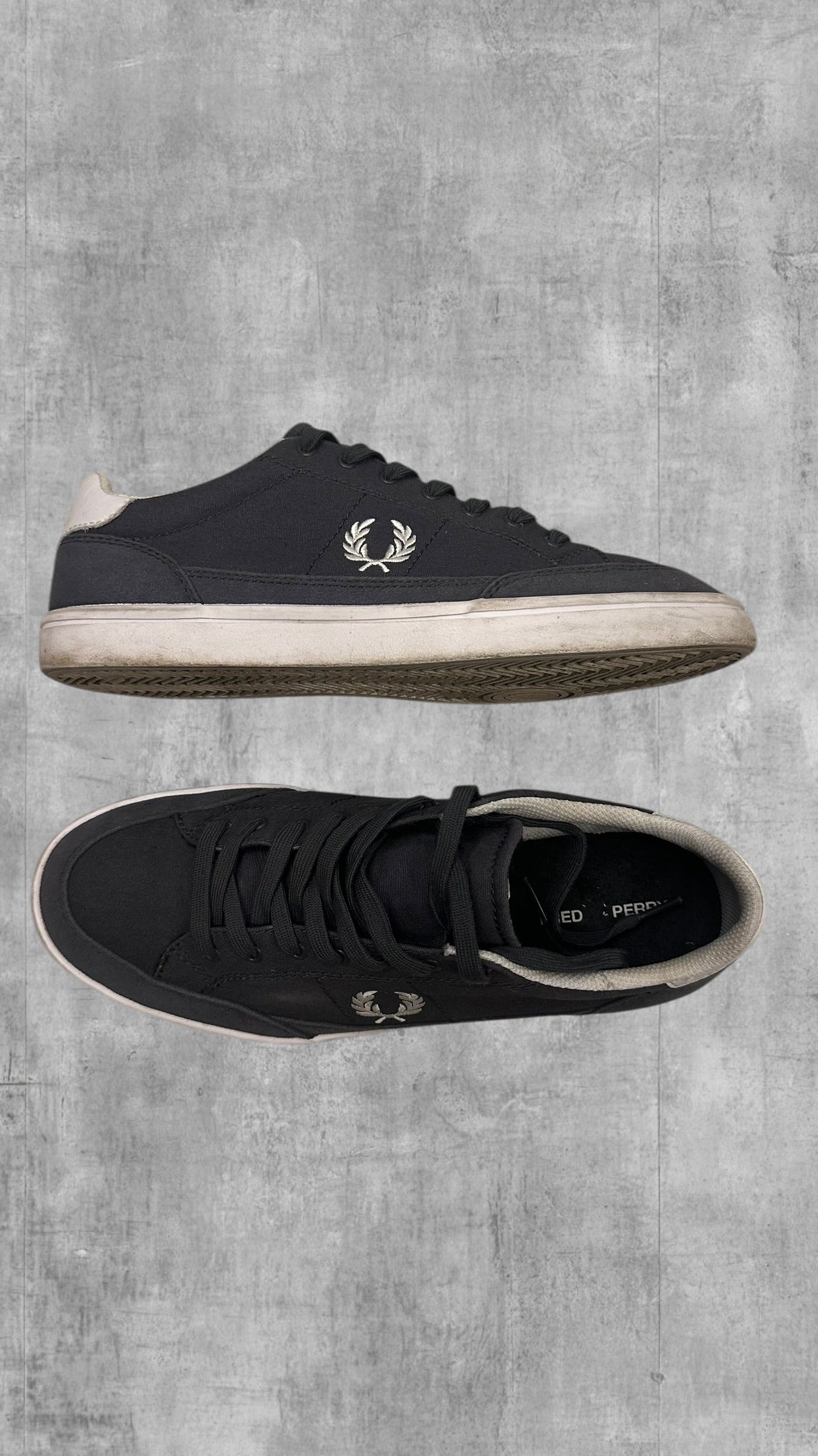 Fred Perry Sneaker Schuhe Grau EU 43 US 10