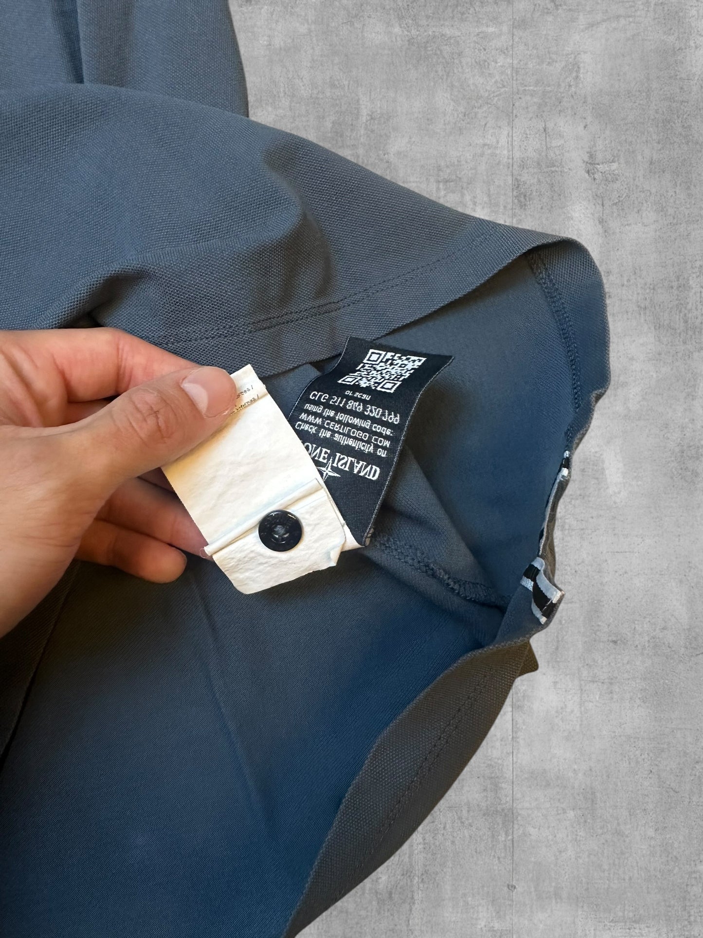 Stone Island Polo Shirt Grau M Slim Fit