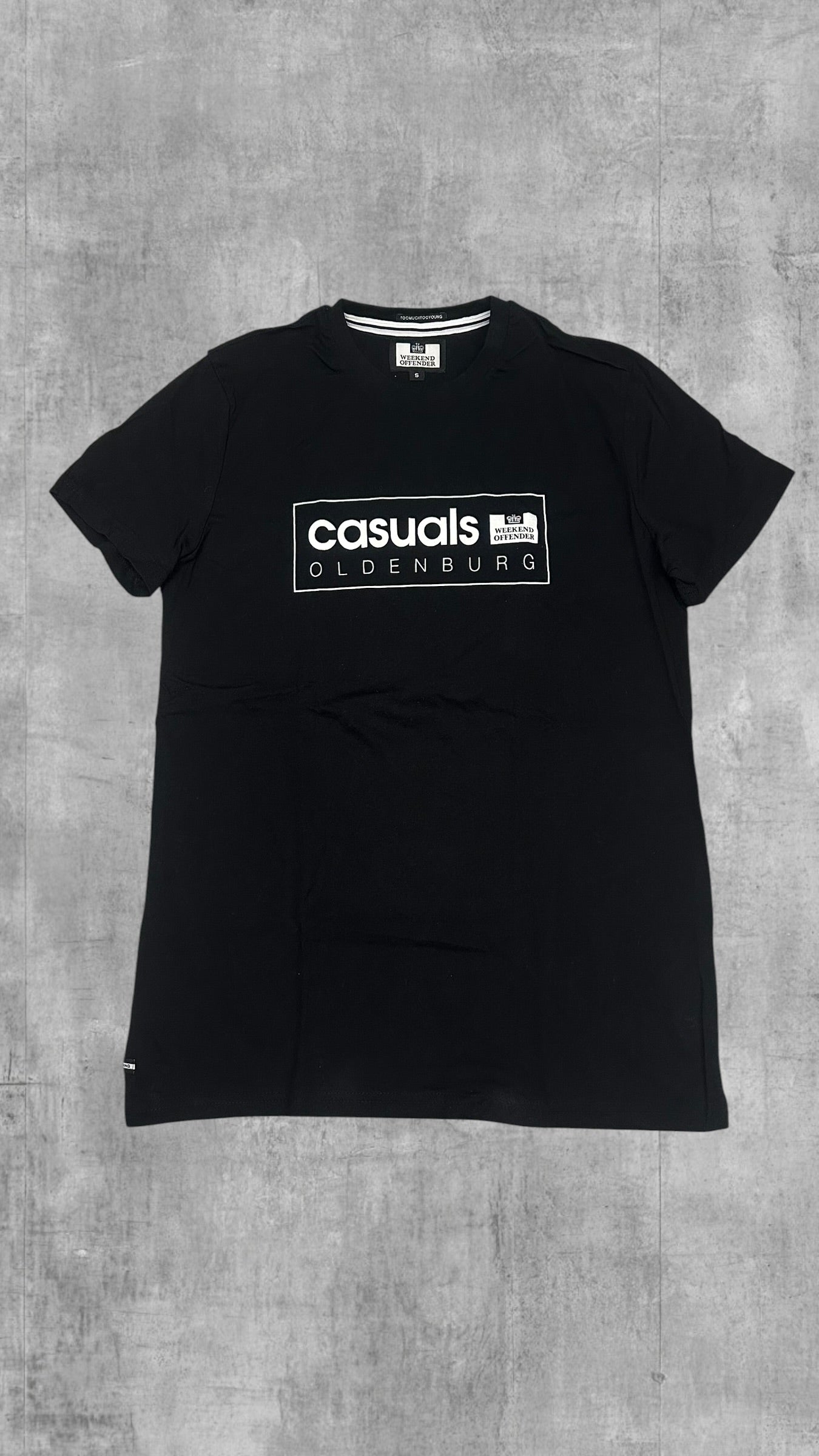 Weekend Offender T-shirt Schwarz Weiß S