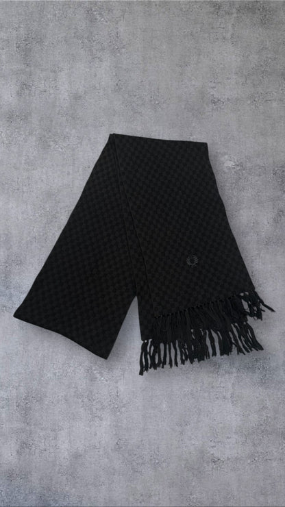 Fred Perry Schal Schwarz Grau