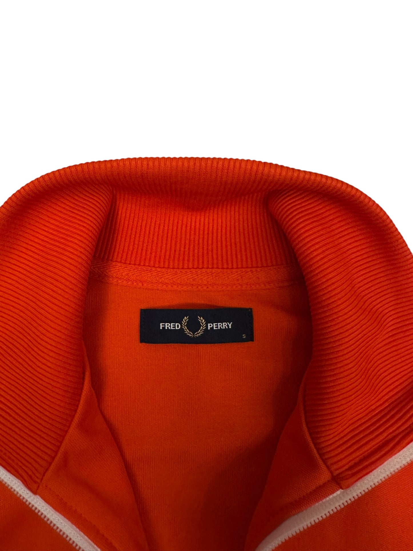 Fred Perry Trainingsjacke Rot Orange S