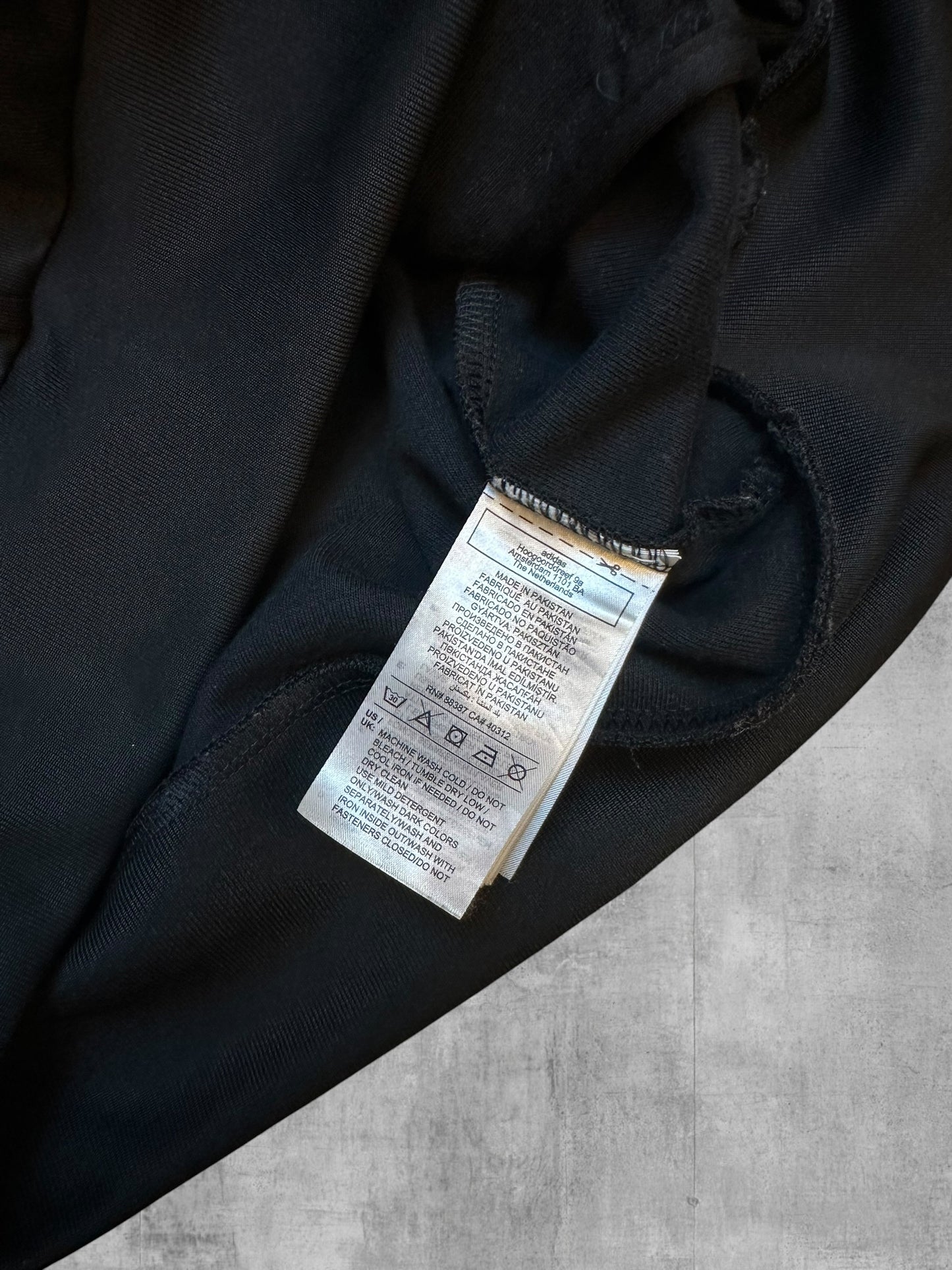 Adidas Firebird Trainingsjacke Schwarz Weiß M