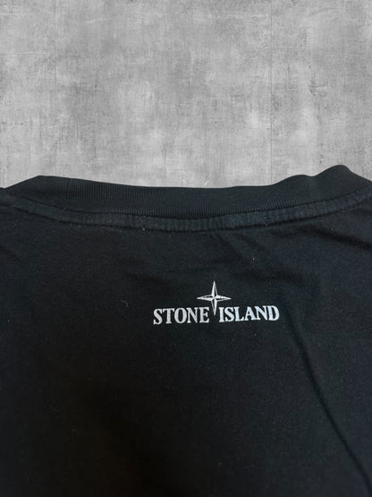 Stone Island T-Shirt Schwarz Weiß M