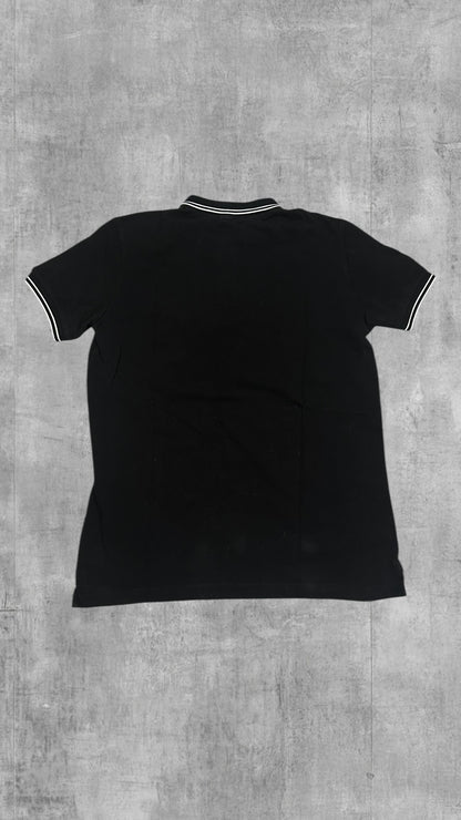 Stone Island Polo Shirt Schwarz Weiß L