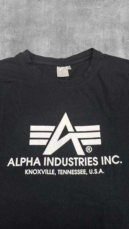 Alpha Industries T-Shirt Schwarz M