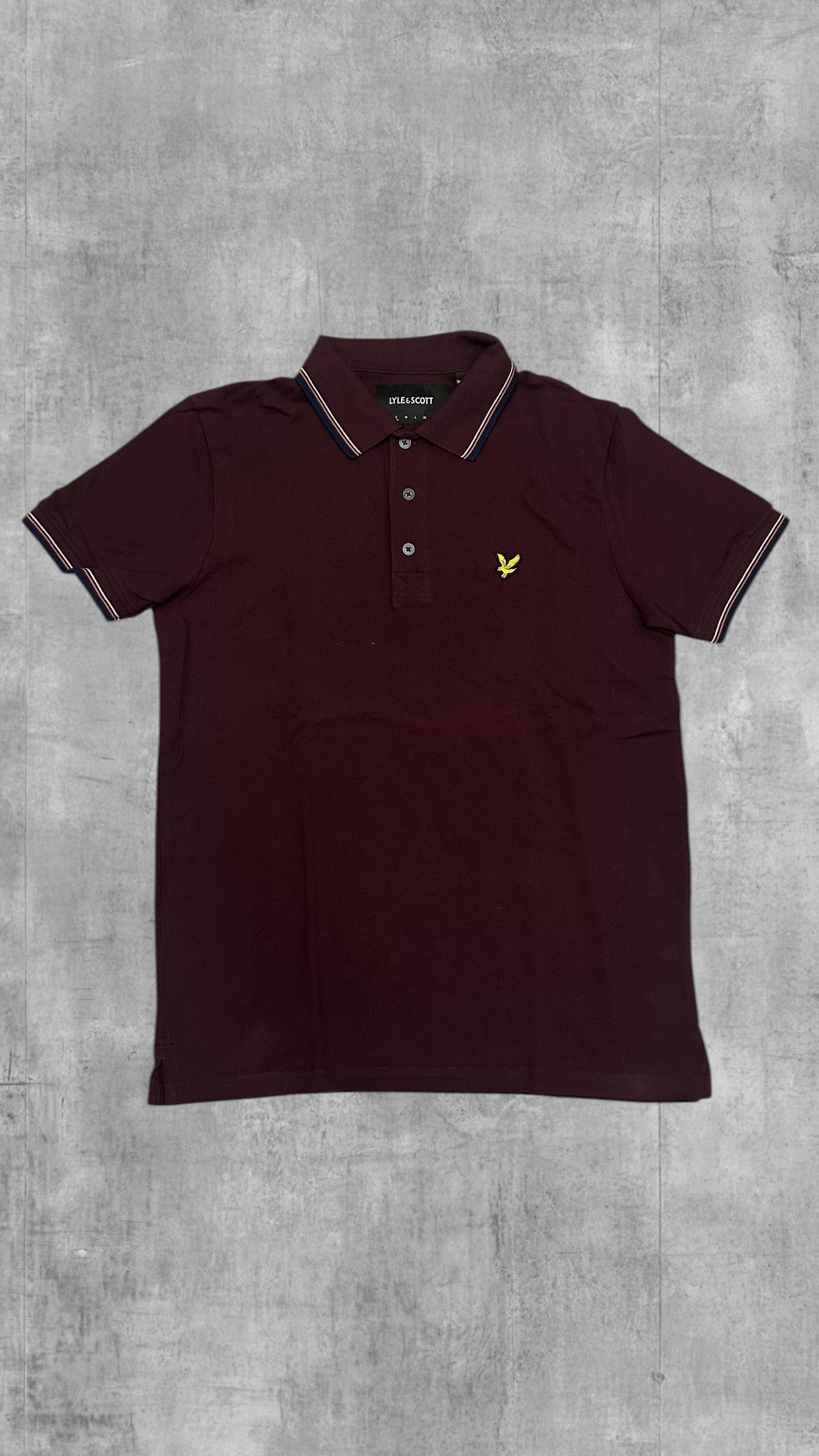 Lyle & Scott Polo Shirt Weinrot S