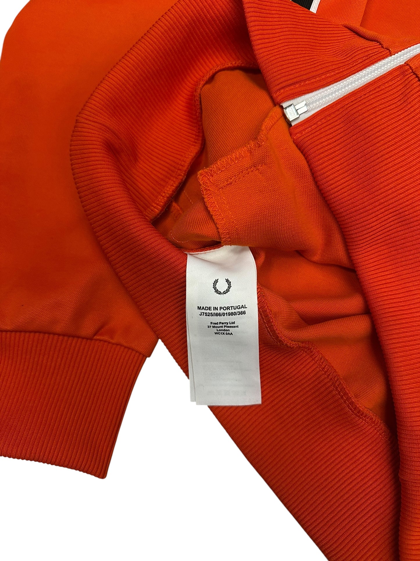 Fred Perry Trainingsjacke Rot Orange S
