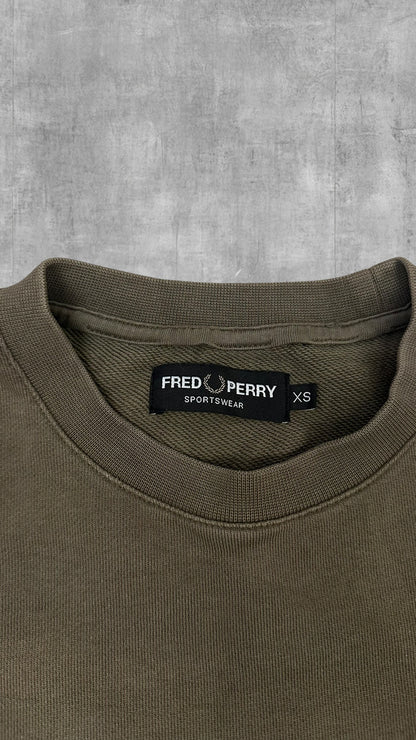 Fred Perry Vintage Sweatshirt Khaki XS
