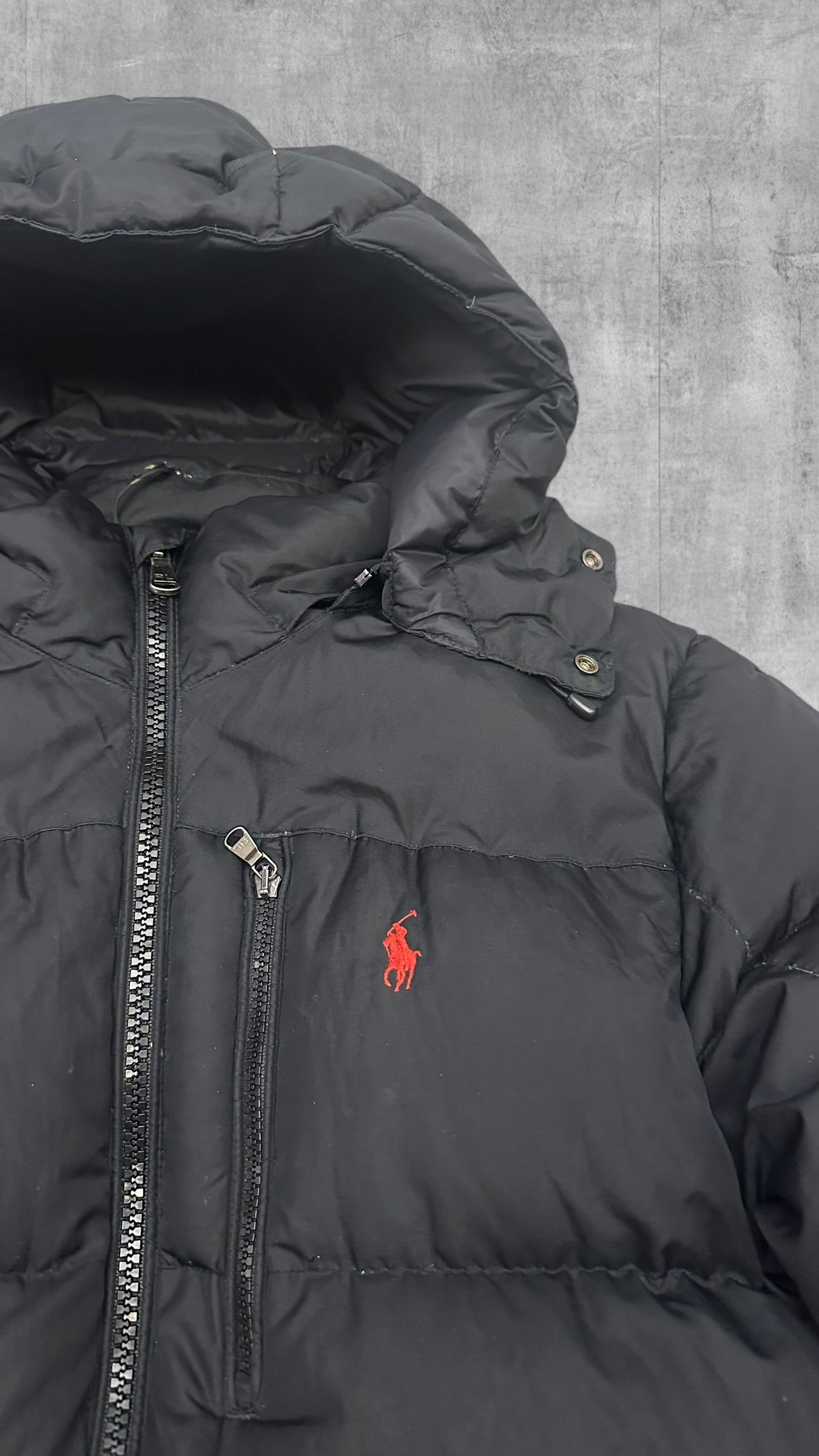 Polo Ralph Lauren Pufferjacke Winterjacke Daunenjacke Schwarz L