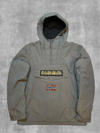 Napapijri Jacke Windbreaker gefüttert Grau S - M