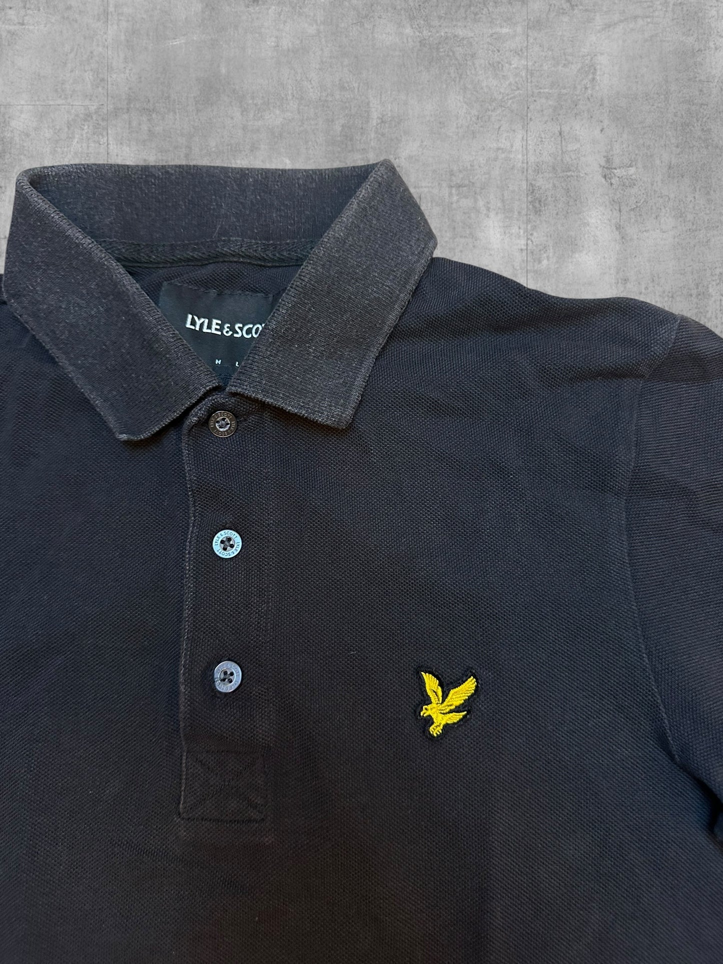 Lyle & Scott Polo Shirt Schwarz XS