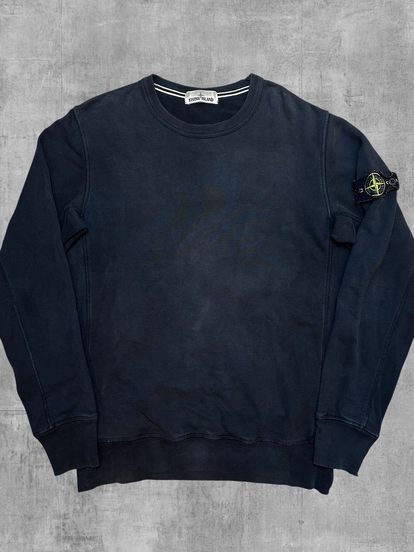 Stone Island Sweatshirt Schwarz Stone Washed L