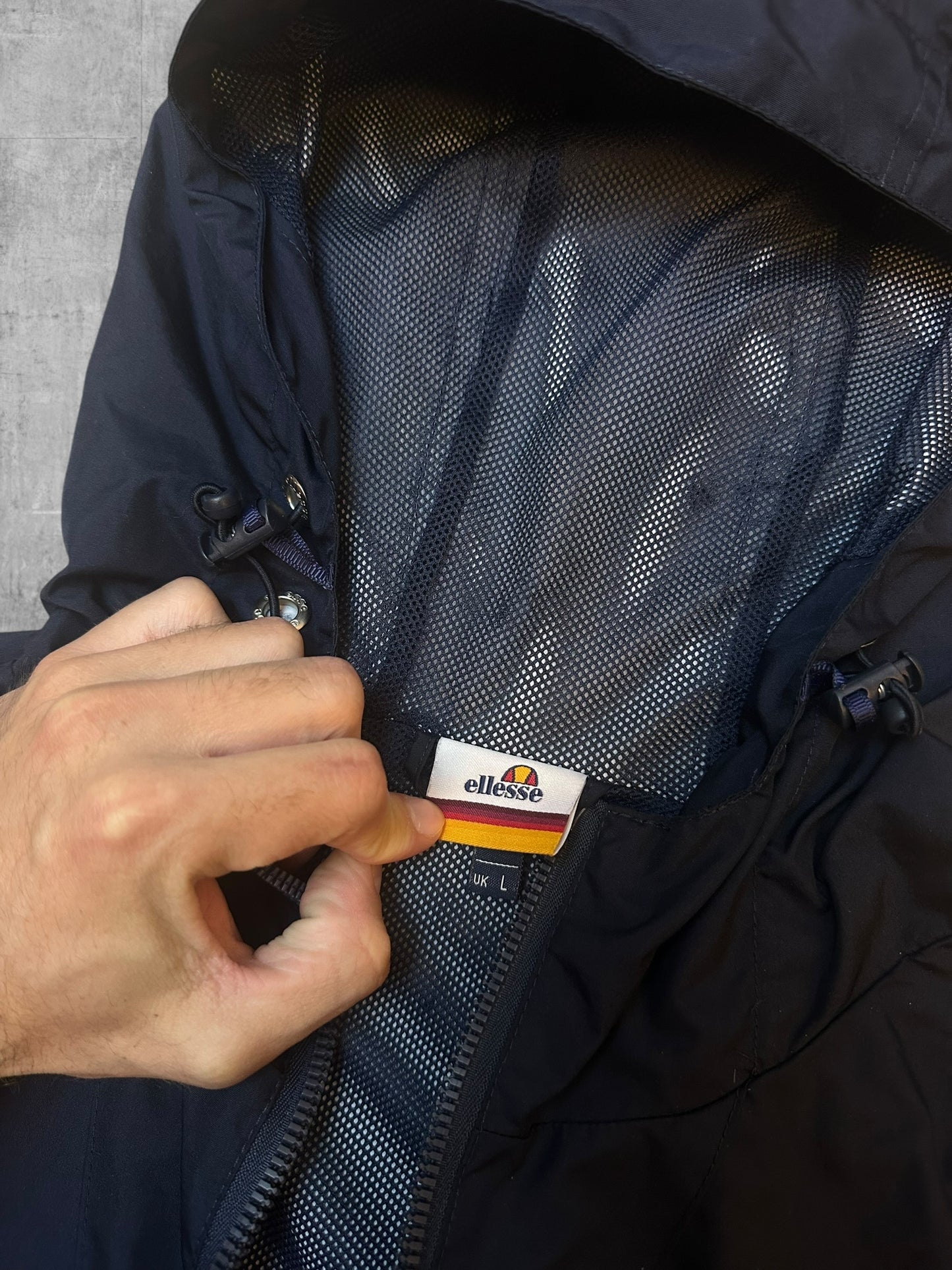 Ellesse Windbreaker Navy Blau L