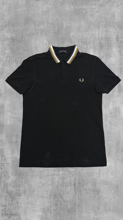 Fred Perry Polo Shirt Schwarz M