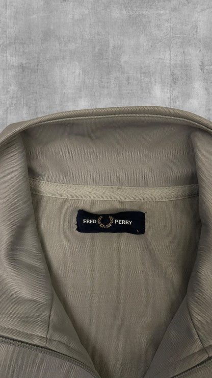 Fred Perry Trainingsjacke Hellgrau L