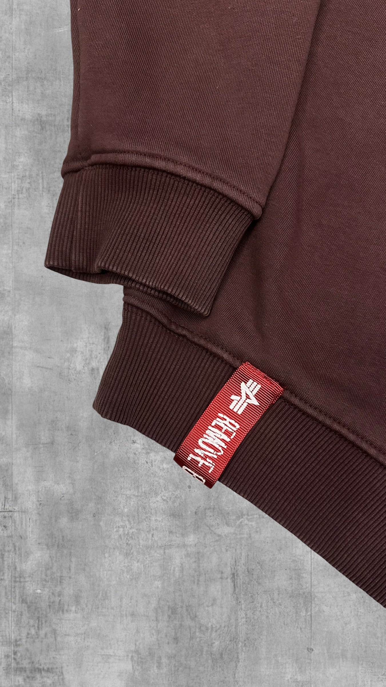 Alpha Industries Sweatshirt Weinrot M