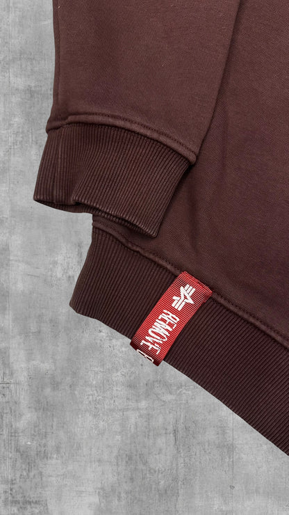 Alpha Industries Sweatshirt Weinrot M
