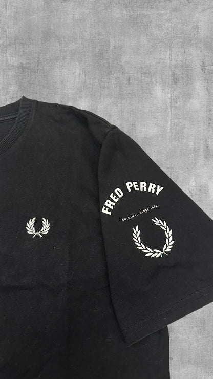 Fred Perry T-shirt Schwarz Weiß S