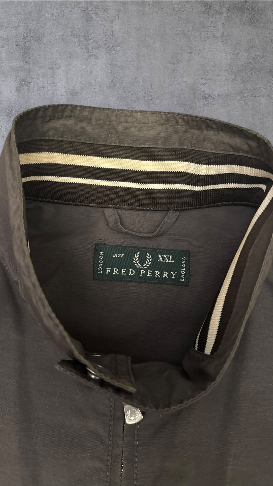 Fred Perry Bomberjacke Grau XL