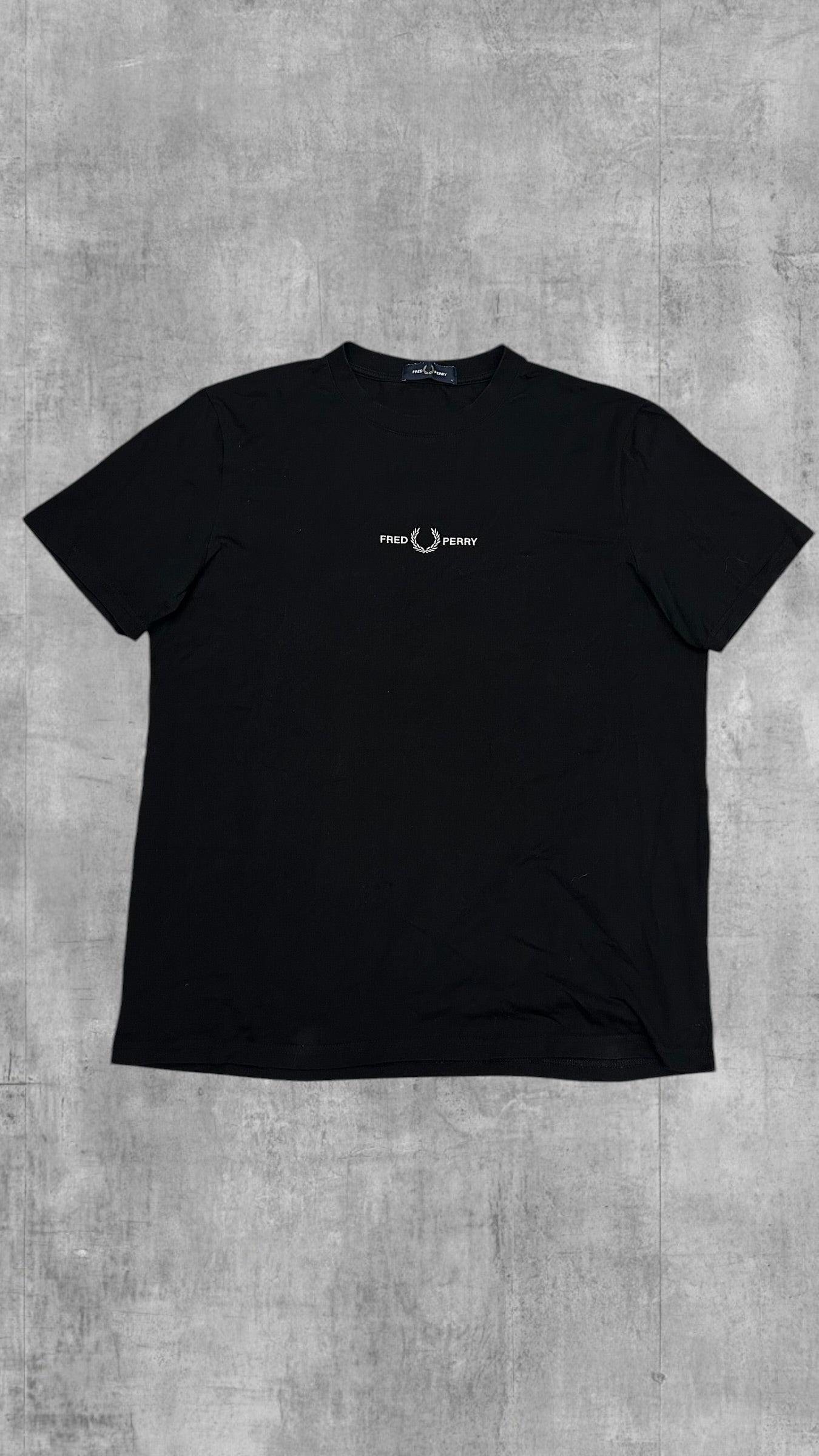 Fred Perry T-Shirt Schwarz L