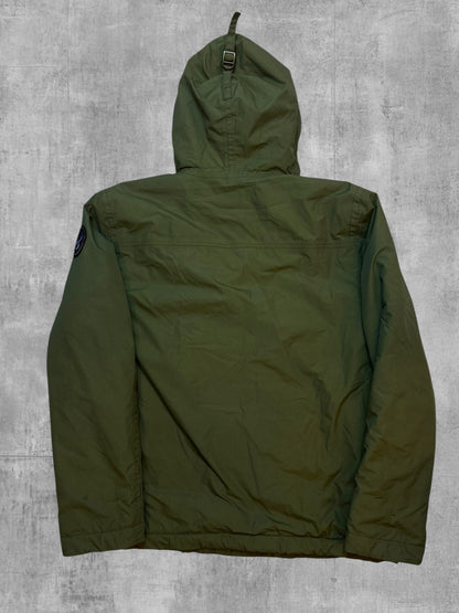 Napapijri Windbreaker Gefüttert Regenjacke Khaki Grün L
