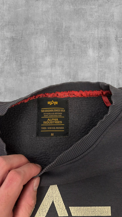 Alpha Industries Sweatshirt Grau M