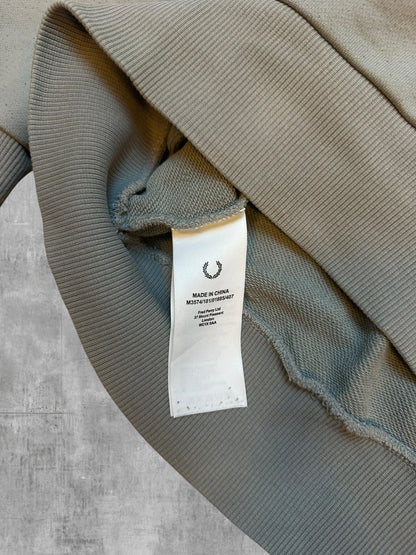 Fred Perry Half / Quarter zip Pullover Grau L