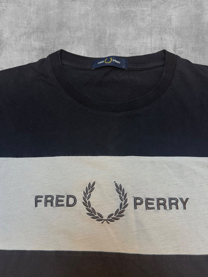 Fred Perry T-shirt Schwarz Grau Weiß L