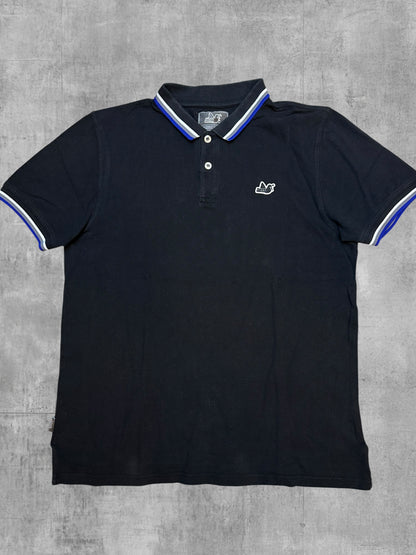 Peaceful Hooligan Polo Shirt Schwarz Blau Weiß XL