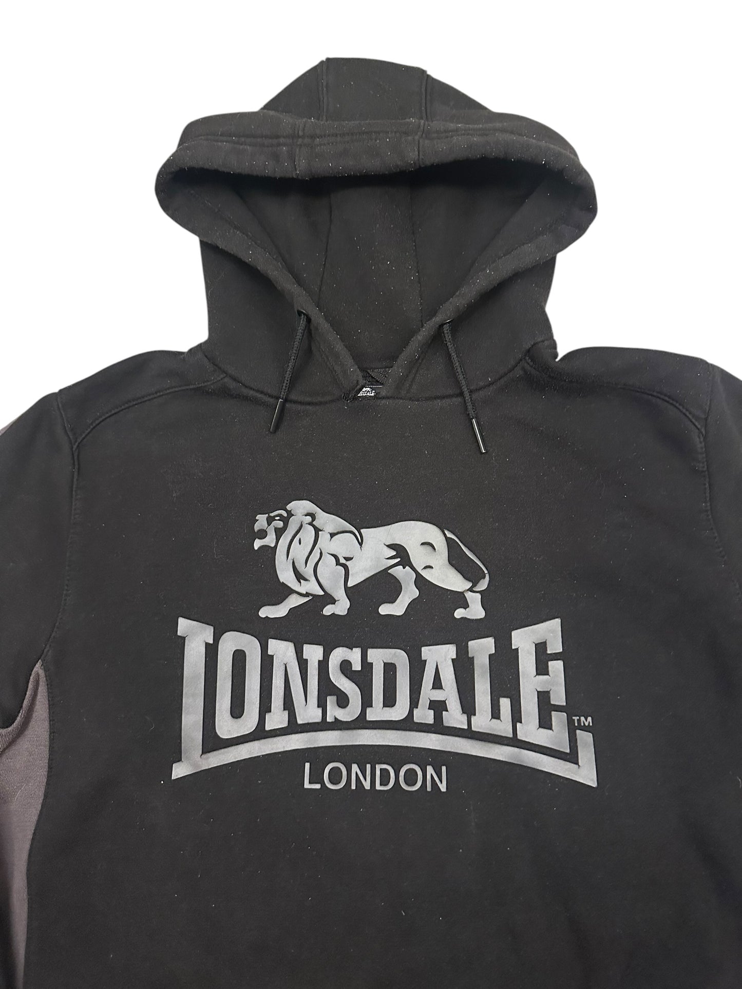 Lonsdale London Hoodie Schwarz Grau S