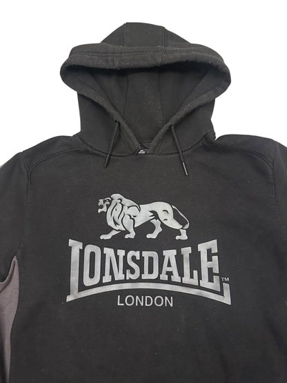 Lonsdale London Hoodie Schwarz Grau S