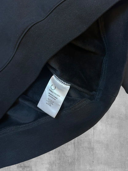Fred Perry Sweatshirt Schwarz Weiß M