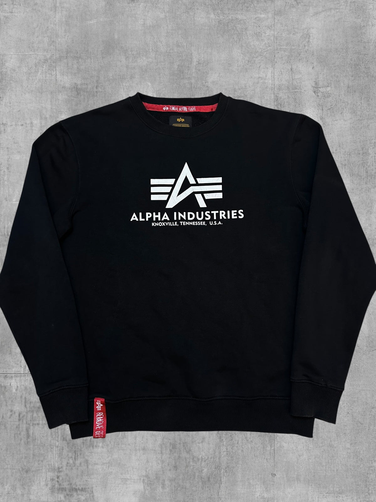 Alpha Industries Sweatshirt Schwarz L