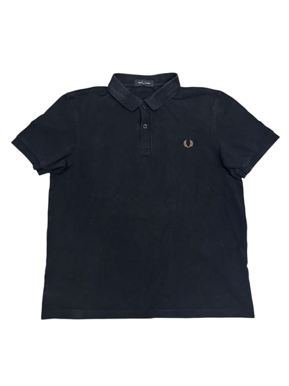 Fred Perry Polo Shirt Schwarz L