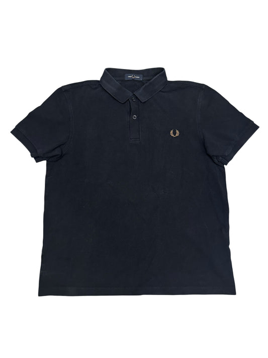 Fred Perry Polo Shirt Schwarz L