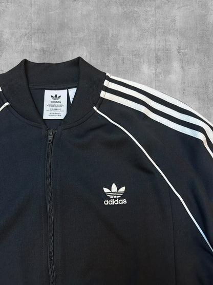 Adidas Firebird Trainingsjacke Schwarz Weiß L