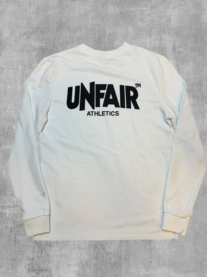 Unfair Athletics Sweatshirt Weiß Schwarz M