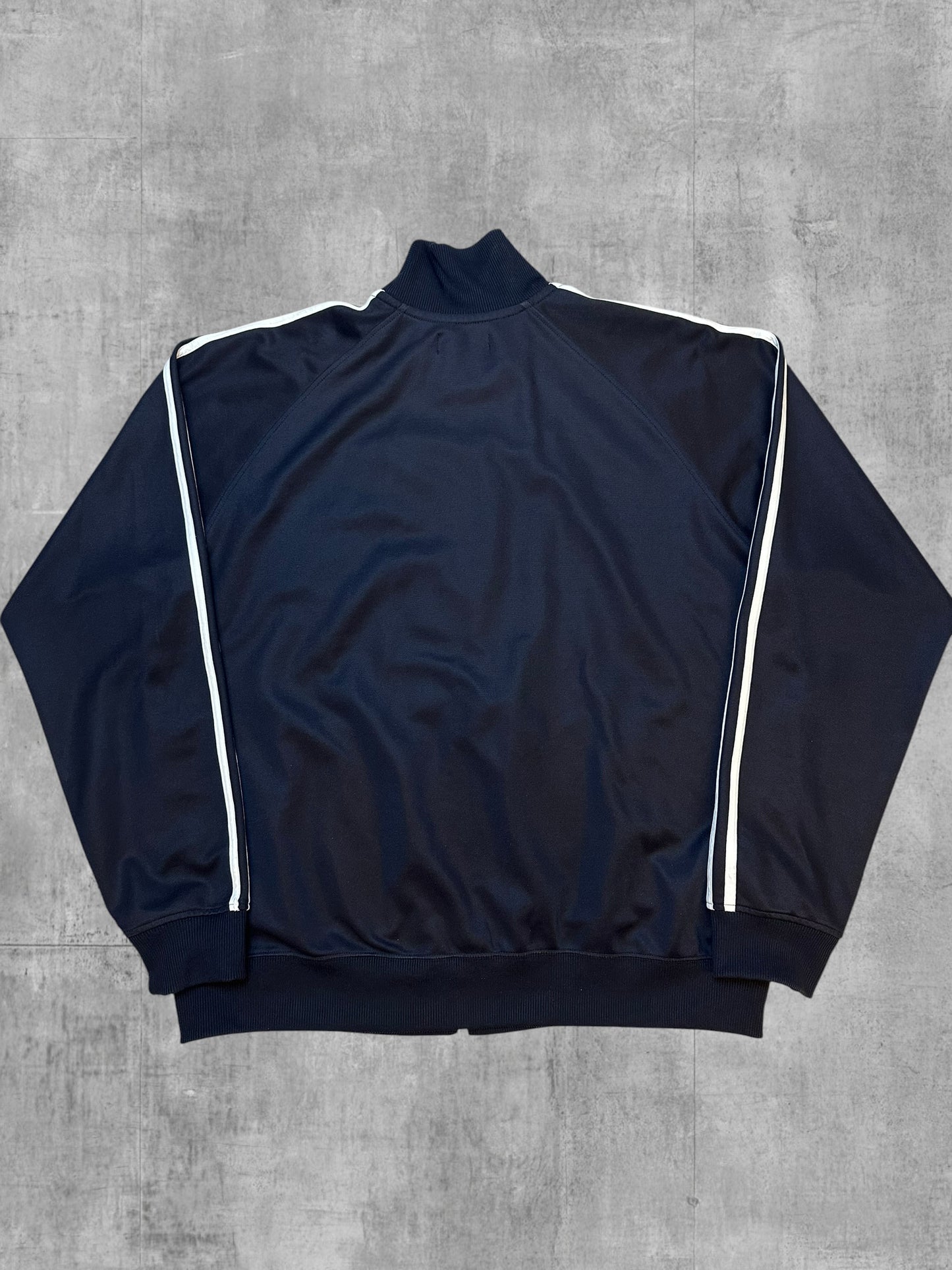 Fred Perry Vintage Trainingsjacke Taped Schwarz Weiß XL