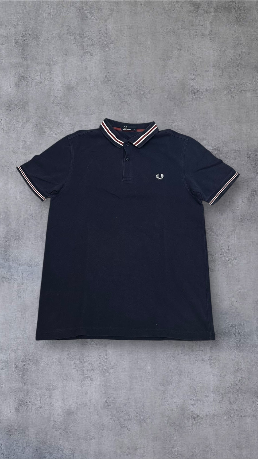 Fred Perry Polo Shirt Navy Blau M