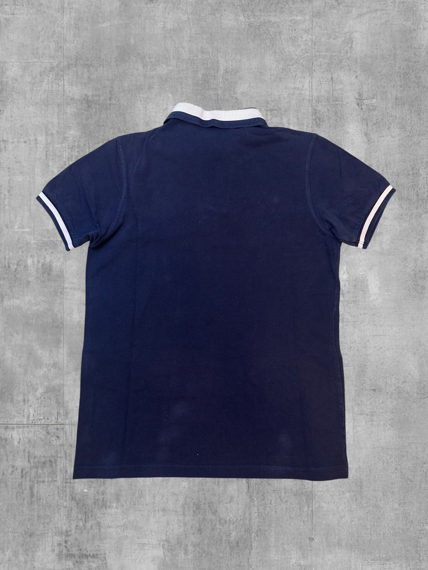 Fred Perry Polo Shirt Navy Blau Weiß M