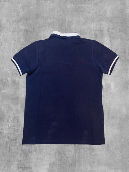 Fred Perry Polo Shirt Navy Blau Weiß M