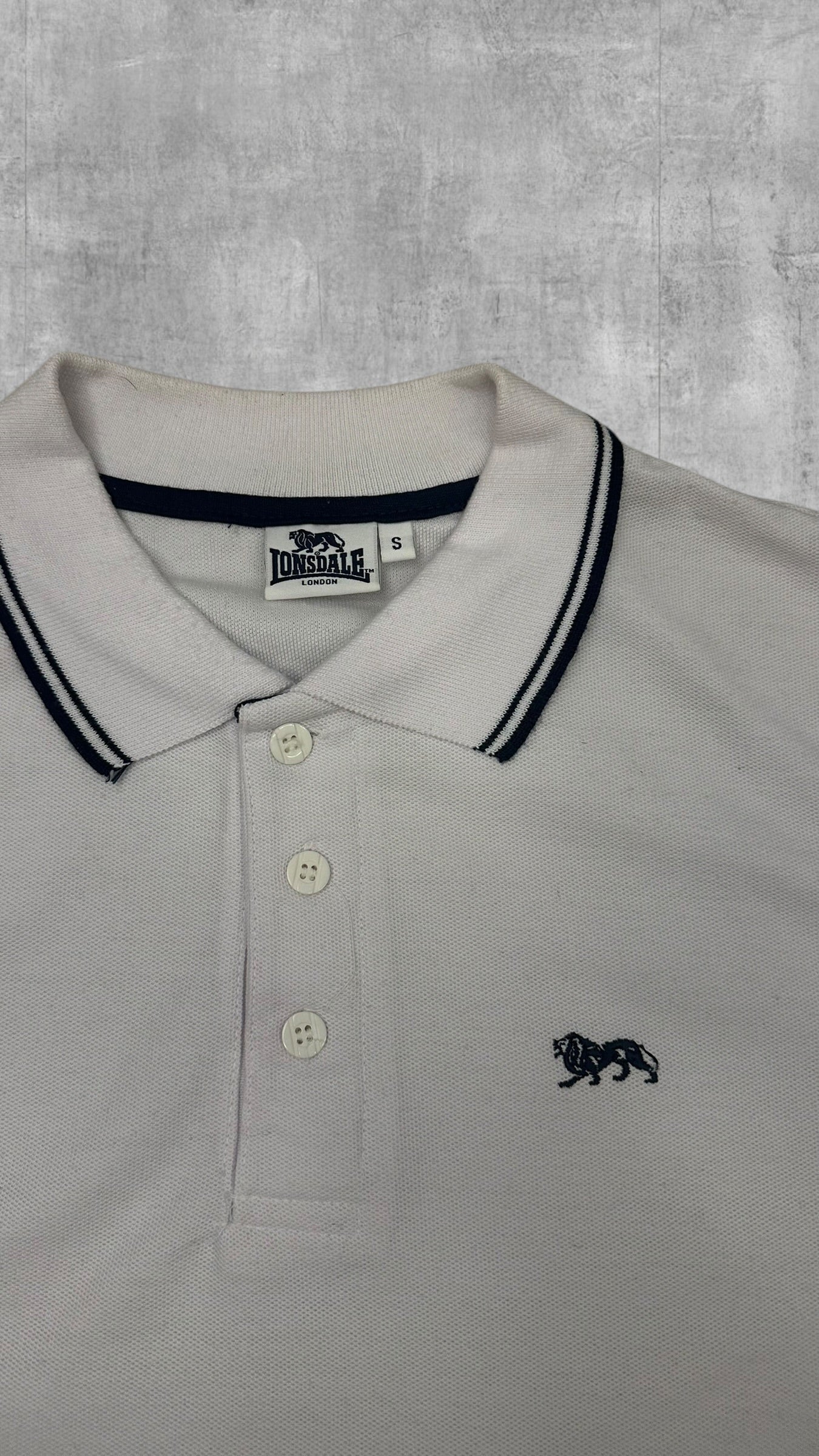Lonsdale London Polo Shirt Weiß M