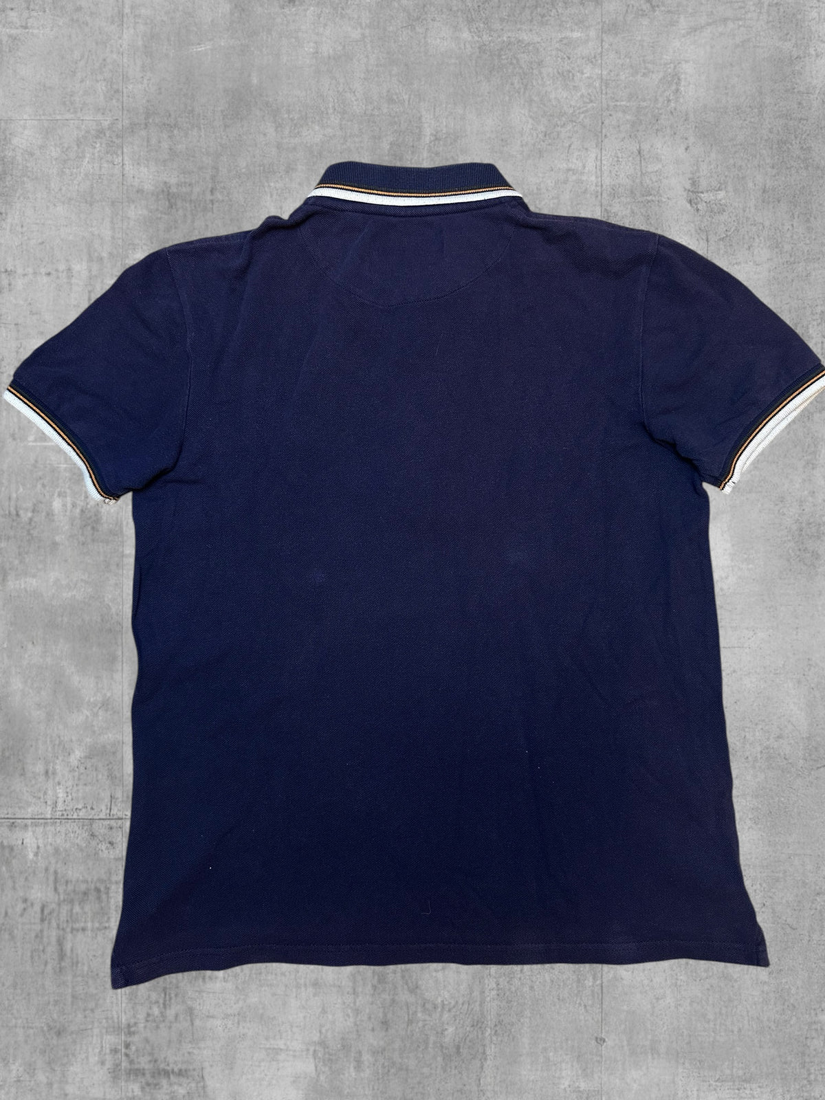 Lyle & Scott Polo Shirt Navy Blau Weiß S